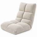 Gepolsterter Bodensessel Beige, 65 x 85 x 80 cm
